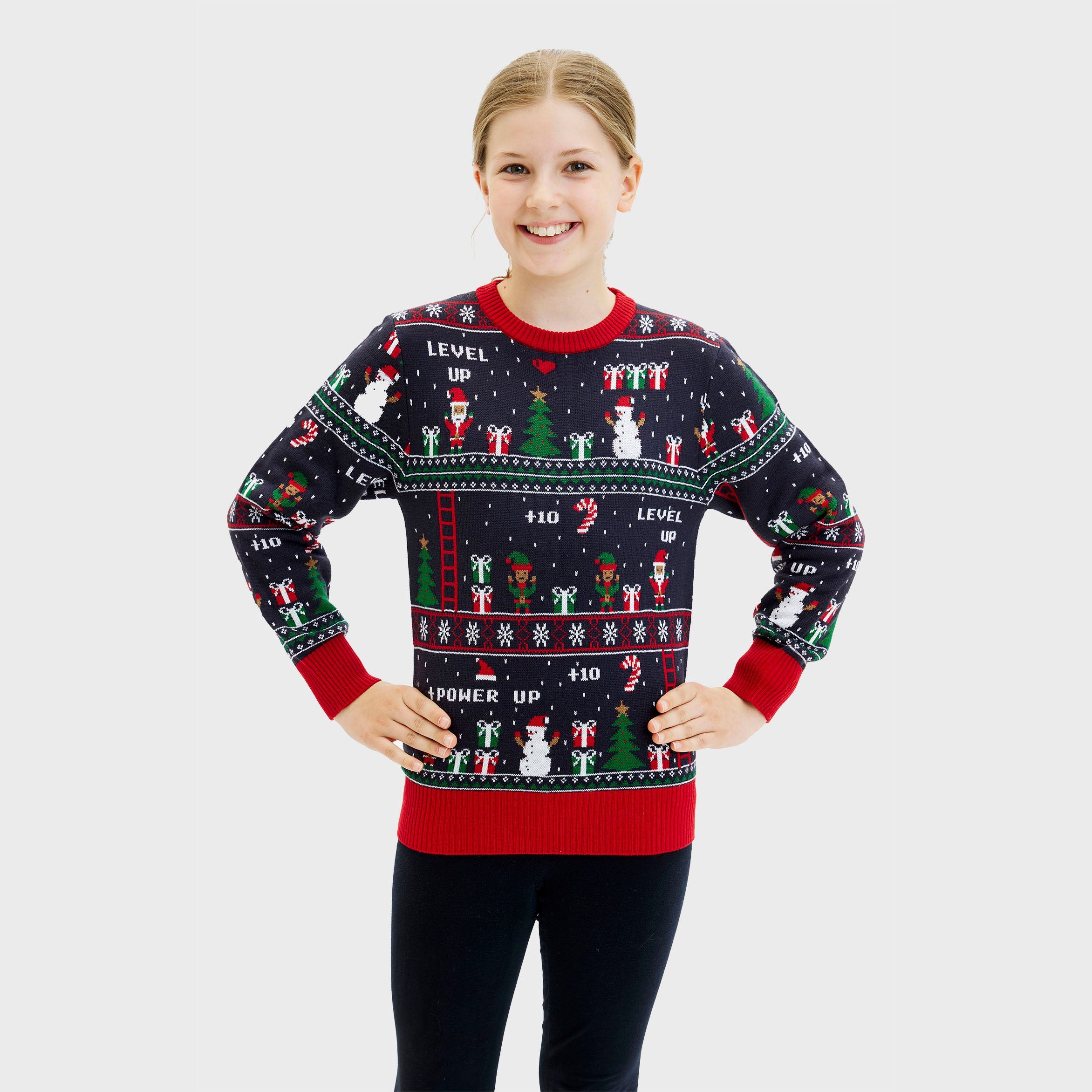 Vintage gamer julesweater - Barn